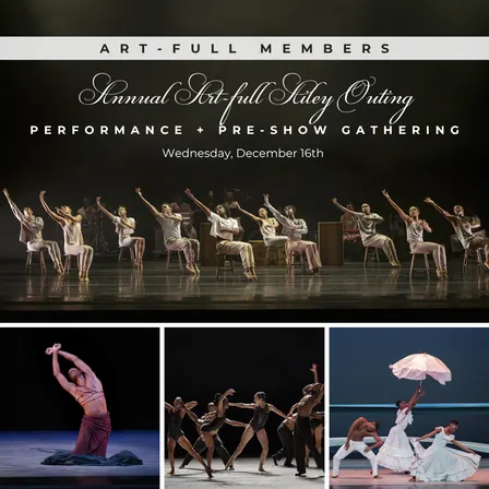 Annual Art-full Alvin Ailey Outing + Holiday Drinks (members only)