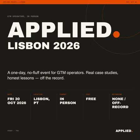 Applied Event Lisbon 2026
