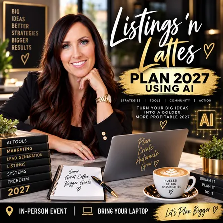 In-Person Event - Listings 'n Lattes - Plan 2027 Using AI