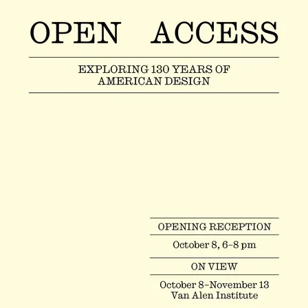 Open Access: Exhibition Reception