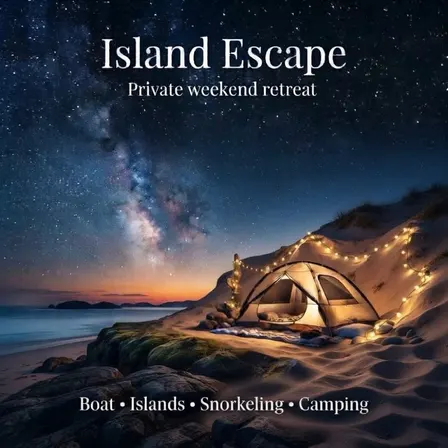 ISLAND ESCAPE: Boat, Snorkling & Overnight Beach Camping