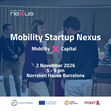 Mobility Startup Nexus 2026: Mobility x Capital