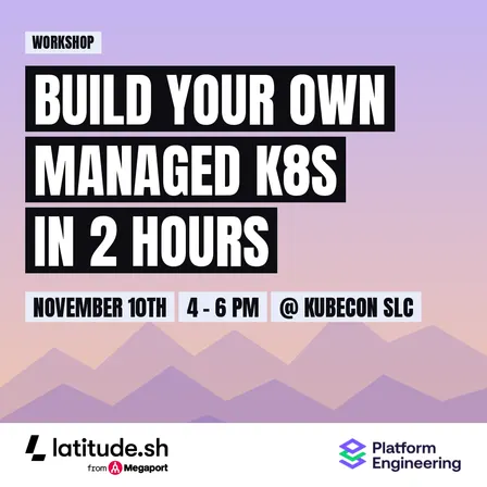 Build your own managed K8s in 2 hours: Hosted Control Planes @ KubeCon SLC