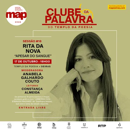 Clube da Palavra # 18 “Apesar do Sangue de Rita da Nova”