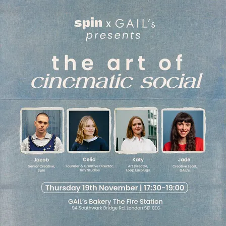 Spin x GAIL's present: The Art of Cinematic Social