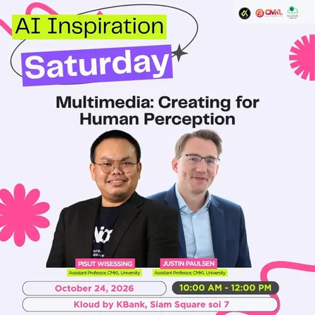 [AI Inspiration Saturday] Multimedia: Creating for Human Perception