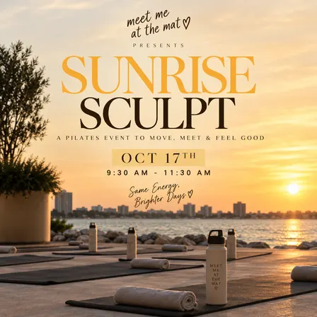 Meet Me At The Mat - Sunrise Sculpt