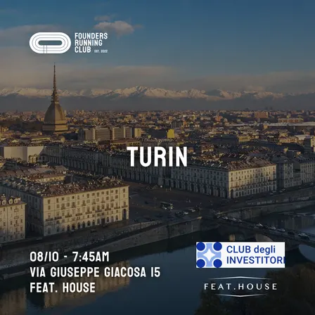 Founders Running Club Turin x Wave