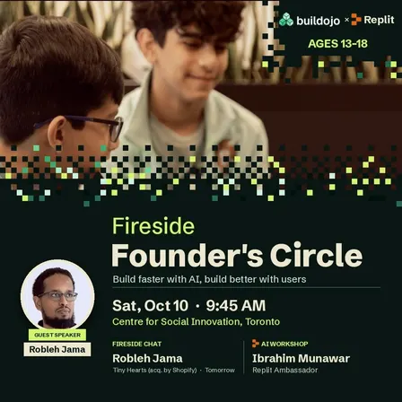 Building Faster with AI, Building Better with Users, with Robleh Jama (Co-founder, Tomorrow) | Buildojo Founder Circle #3