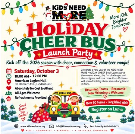 Holiday Cheer Bus Launch Party