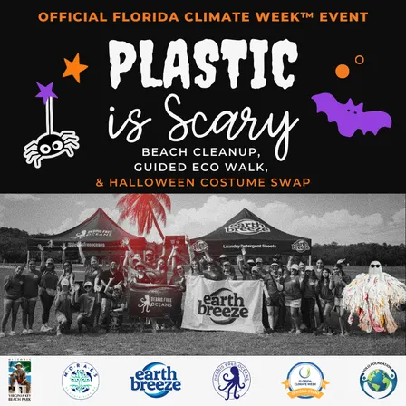 Plastic is Scary: Beach Cleanup, Guided Eco Walk, & Halloween Costume Swap