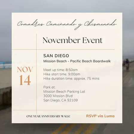 11.14 | Mission Beach - Pacific Beach (SD Walk)