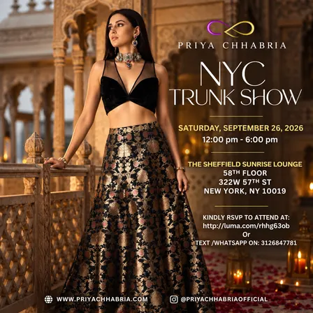 PRIYA CHHABRIA TRUNK SHOW