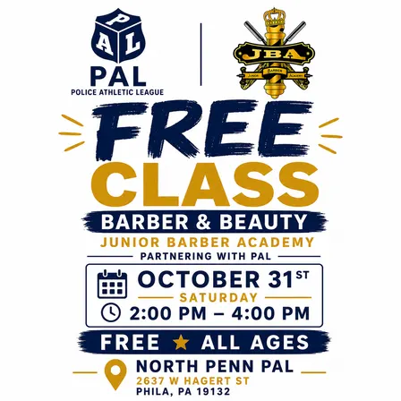 FREE Barber & Beauty Class | JBA x PAL