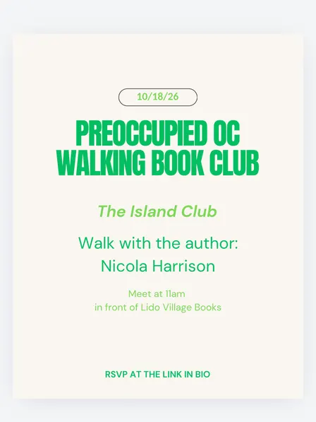 OC Walking Book Club with Nicola Harrison