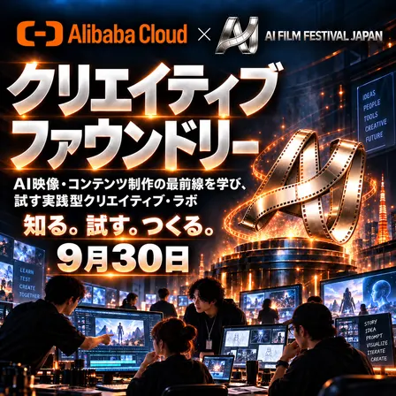 AIFJ Creative Foundry #01|WonderClipで試す、AI映像制作 実践ラボ