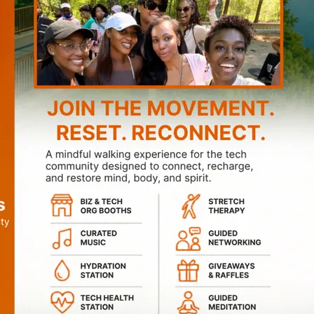 Tech Wellness Reset Walk Series