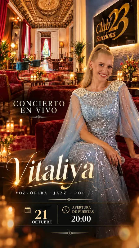 Afterwork & Concert by Vitaliya at Palace-Art Club + Terrace & Lounge!