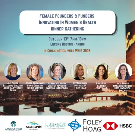 Innovators in Women's Health Female Founder & Funder Dinner Reception