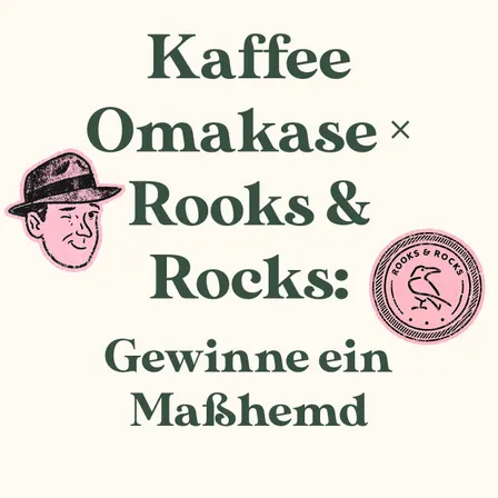 Kaffee Omakase: 4 Specialty-Kaffees, 4 Anzugstoffe, 1 Maßhemd geschenkt.