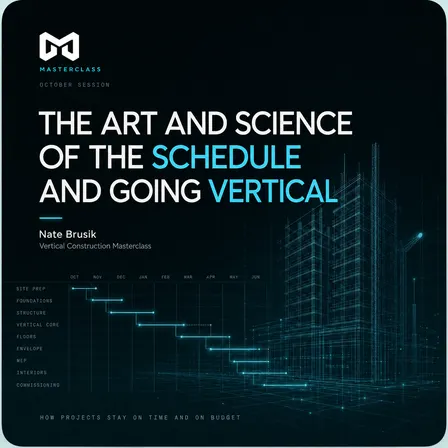 The Art and Science of The Schedule And Going Vertical