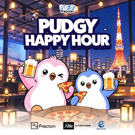 Pudgy Penguins Happy Hour in Tokyo
