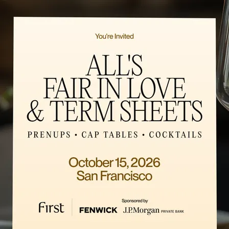 All's Fair in Love & Term Sheets