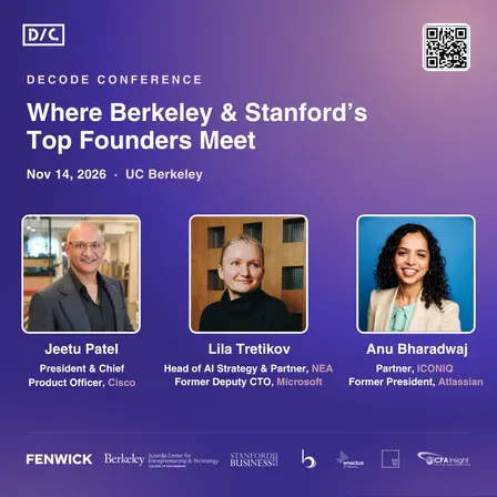 Execs from Atlassian, Cisco, Microsoft, NEA, NVIDIA | Unstuck your startup | Berkeley & Stanford founders