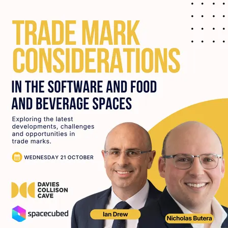 Trade Mark Considerations in the Software and Food and Beverage Spaces