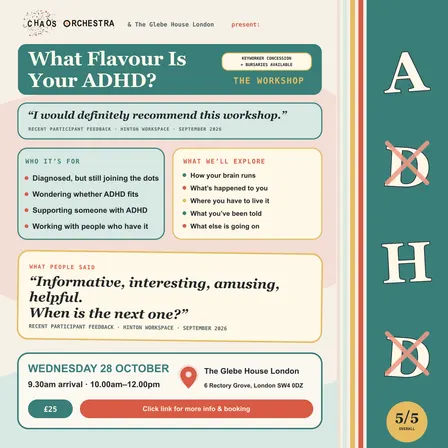 What Flavour Is Your ADHD, London?