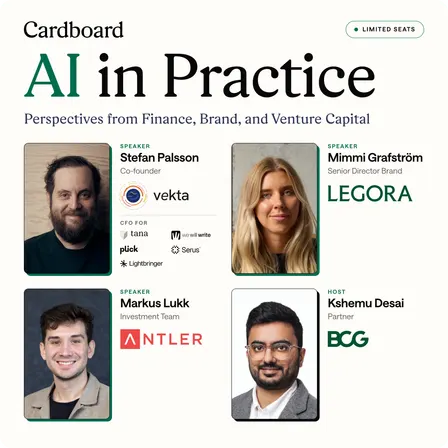 AI in Practice: Perpectives from Finance, Brand, and Venture Capital