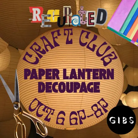 ReCurated Paper Lantern Decoupage