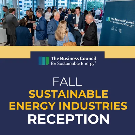 Fall Sustainable Energy Industries Reception