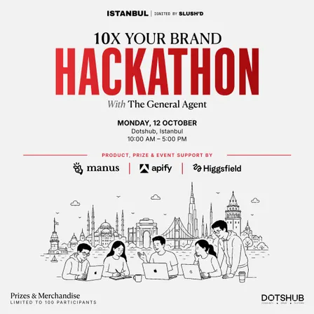 10X Your Brand Hackathon — Istanbul Ignited by Slush'D, supported by Manus AI