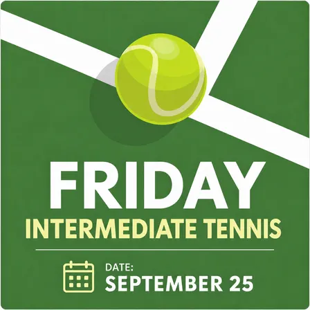Friday night tennis (intermediate)