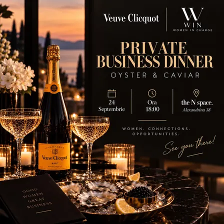 Private Business Dinner WIN #14 Veuve Clicquot x Oyster & Caviar