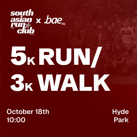 3k Walk & 5k Run | SARC | Bae HQ