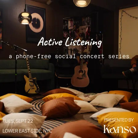 Active Listening: A Phone-Free Concert Series (NYC)