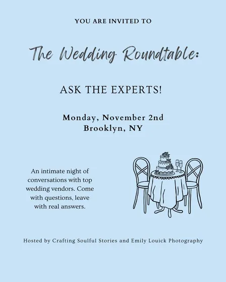 The Wedding Roundtable: Ask the Experts!