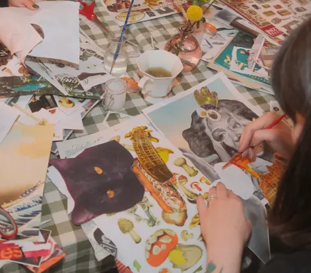 Collage Club: Autumn Equinox Vision Boards