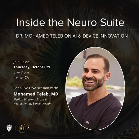 Inside the Neuro Suite: Dr. Mohamed Teleb on AI and Medical Device Innovation