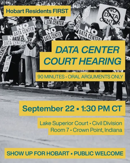 ⚖️ HOBART DATA CENTER COURT HEARING