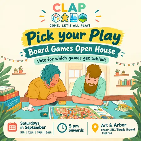 Board Games Open House: Pick your Play