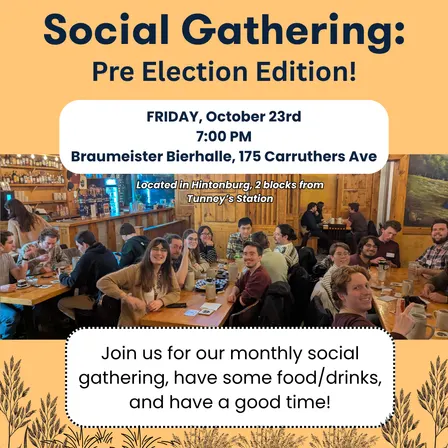 Casual Social Gathering—October