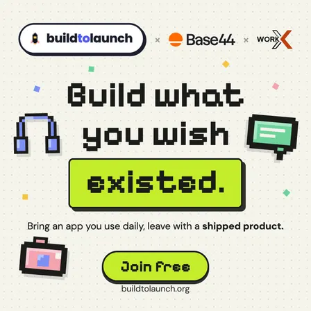 buildtolaunch's vibe-a-thon - partner with Base44