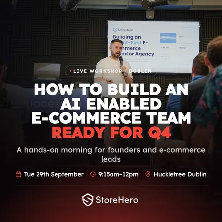 How to Build an AI Enabled Ecom Team - Ready for Q4