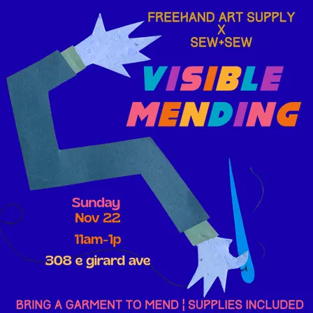 Visible Mending with Sew+Sew