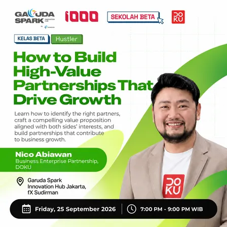 How to Build High-Value Partnerships That Drive Growth (DOKU x Sekolah Beta)