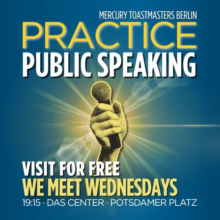Public Speaking & Social Wednesdays