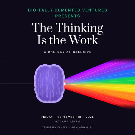 The Thinking Is the Work — A One-Day AI Intensive